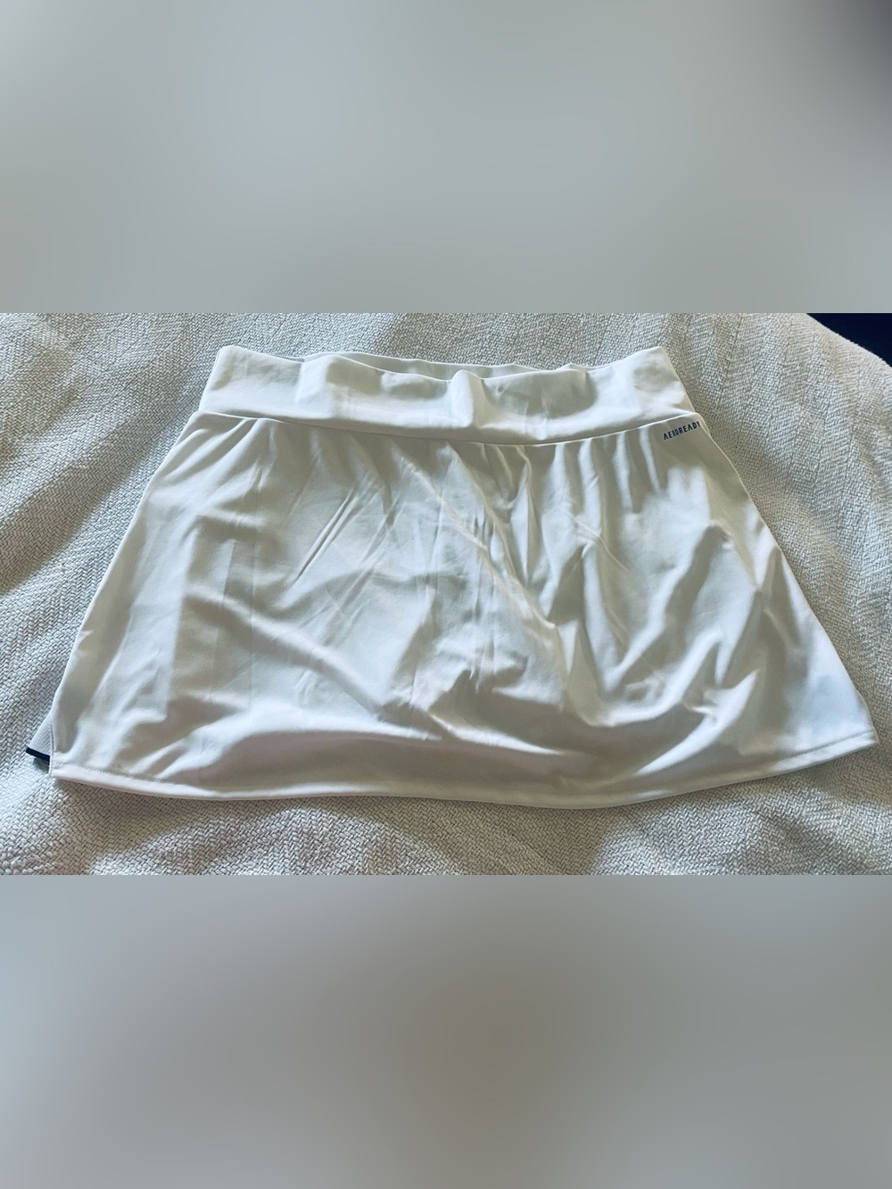adidas White Women's Athletic Skort with Side Pockets - Picture 5 of 8